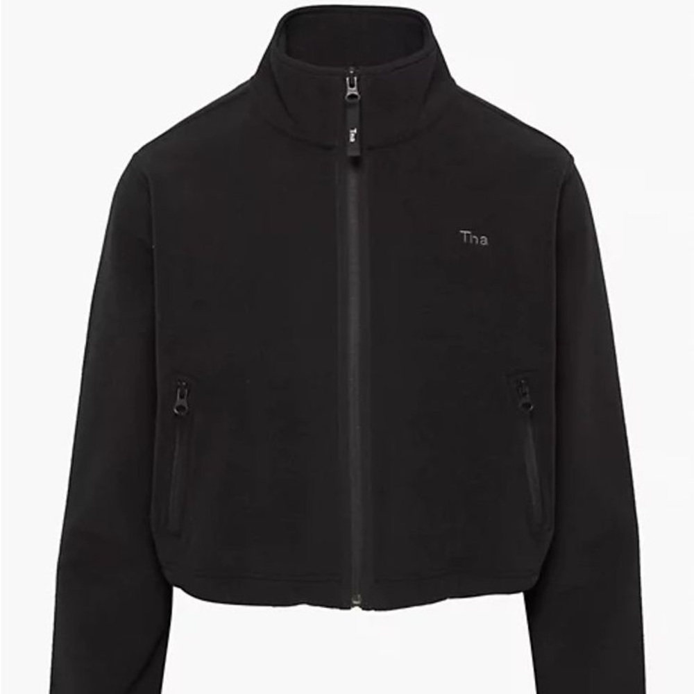TNA - Micro-fleece cropped zip up - M